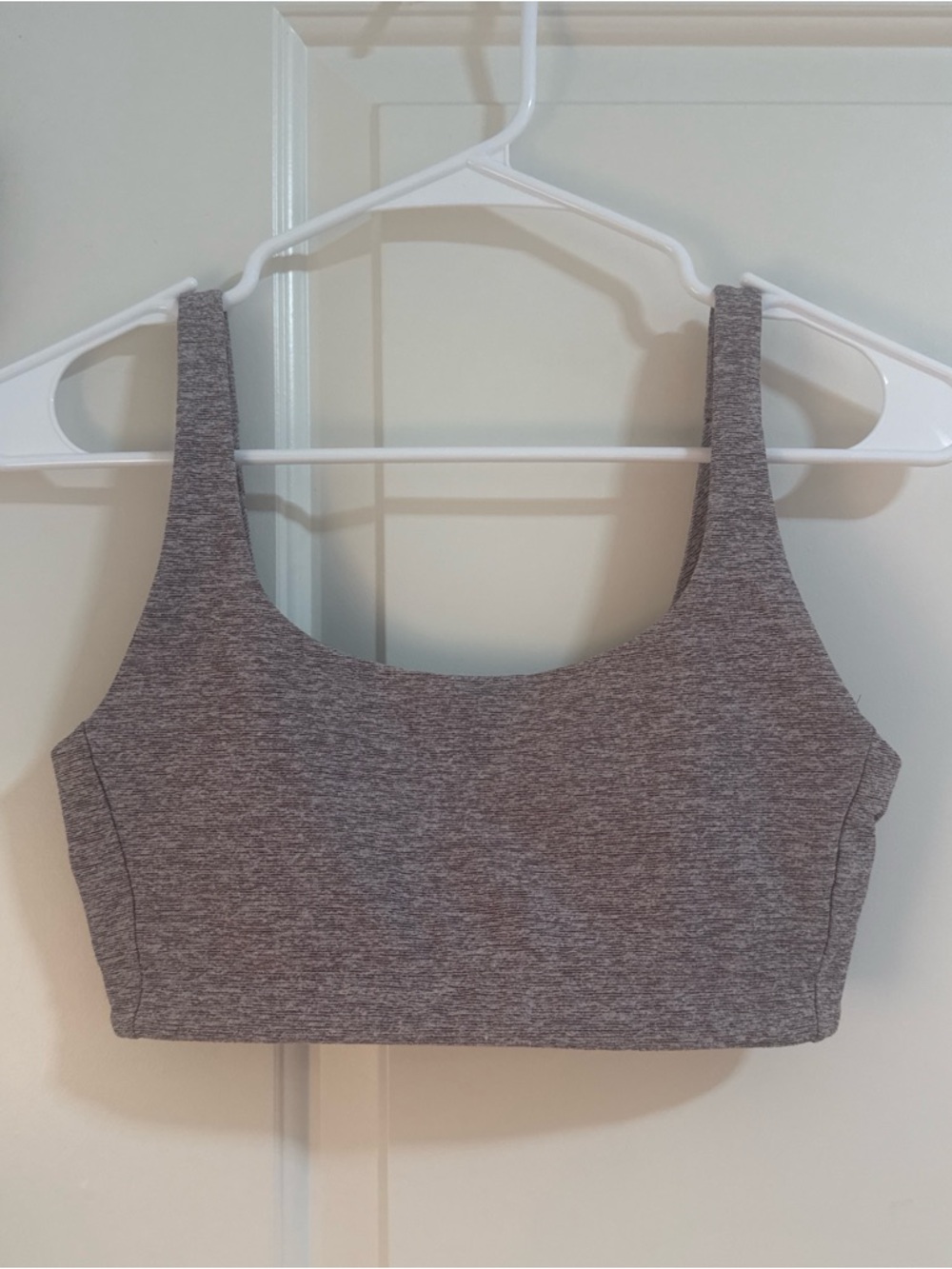 Outdoor Voices Heather Gray Sports Bra